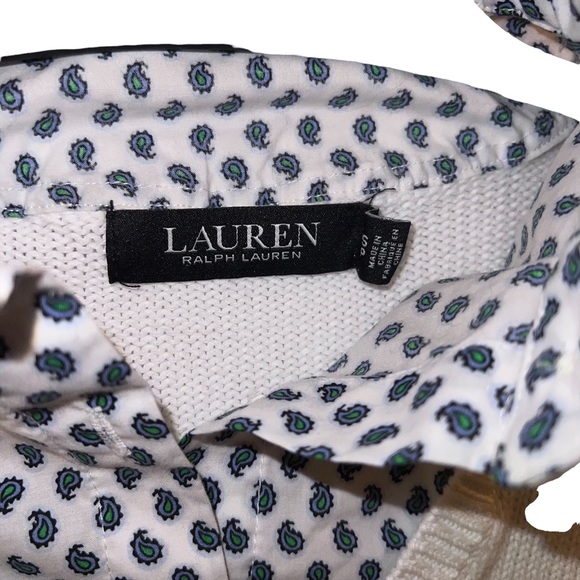 LAUREN Ralph Lauren Layered Sweater Combo Paisley - Picture 8 of 13